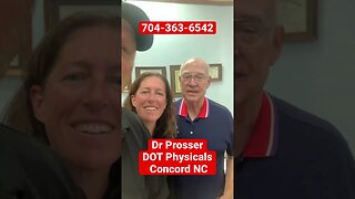 Dr. Prosser DOT Physicals Concord NC 704-363-6542 #shorts