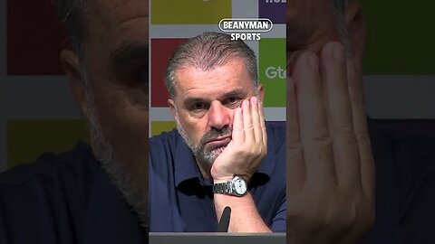 Brentford sound guy watches F1 during Ange Postecoglou's press conference 😂😂😂