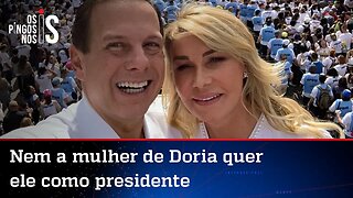 Bia Doria diz que não quer o marido como candidato à Presidência