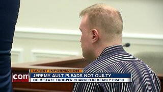 Trooper charged in deadly crash pleads not guilty