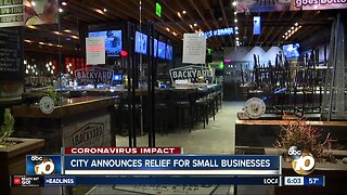 City working to provide relief for San DIego's small businesses