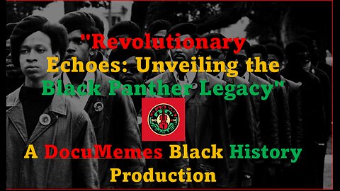 📢DocuMemes "Revolutionary Echoes: Exploring Some Marxism of the Black Panther Party." 🌟