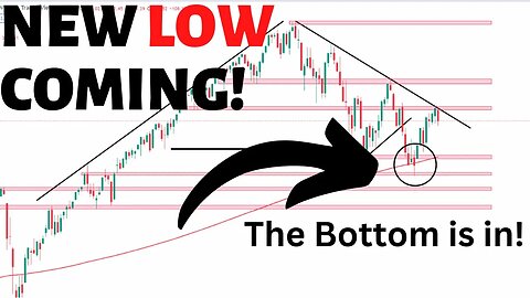 New Low Coming! Is the Bottom is? // [SPY, QQQ, VIX, BTC, GOOG]