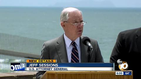 AG Jeff Sessions visits U.S.-Mexico border