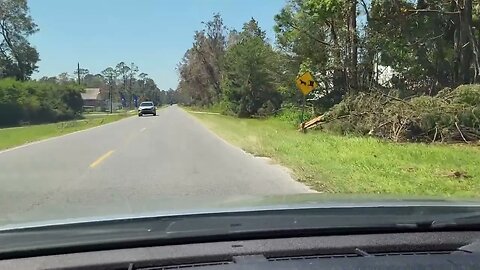 Hurricane Idalia in Live Oak Florida Suwannee County Florida after the storm