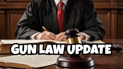 Major Gun Law Ruling Explained: Must-Watch Update!🔫