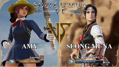 SoulCalibur VI — Amesang (Amy) VS KKHoward83 (Seong Mi-na) | Xbox Series X Ranked