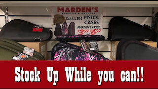 Stock Up while you can!! ~ Prepper Supplies at Marden's