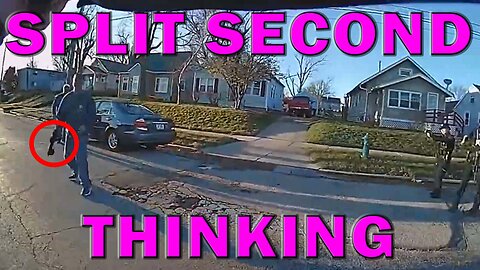 Officer’s Split-Second Thinking Took Out A Hostile Threat On Video! LEO Round Table S09E155