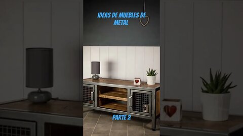 Ideas de Muebles de Metal Parte 2 #muebles #metal #ideas #decoracion