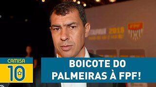 OLHA o que CARILLE falou do BOICOTE do PALMEIRAS à FPF!