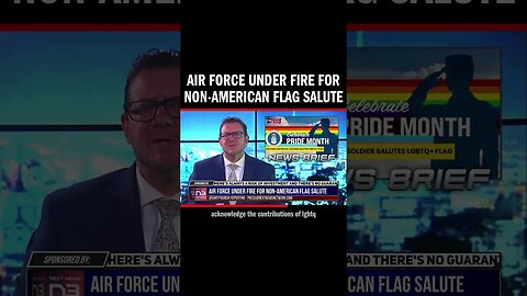 Air Force Under Fire for Non-American Flag Salute