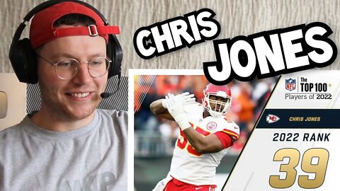 Rugby Player Reacts to CHRIS JONES (Kansas City Chiefs, DE) #39 NFL Top 100 Players in 2022