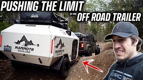 We're Fully Committed & Cant Turn Back - Mammoth Overland Trailer Takes a Beating!