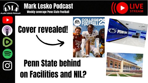 Penn State Football Facilities rank low || Mark Lesko Podcast #pennstatefootball