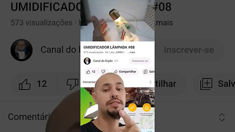 UMIDIFICADOR LÂMPADA UMA ÓTIMA OPÇÃO PARA DIAS MUITO SECO!! #shorts