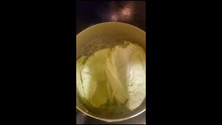 cabbage rolls fill with chicken & cheese