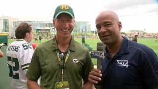 Wayne Larrivee live at Packers training camp