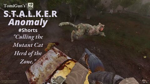 Culling the Mutant Cat Herd of the Zone (S.T.A.L.K.E.R Anomaly) #Shorts