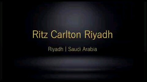 RITZ CARLTON RIYADH SAUDI ARABIA