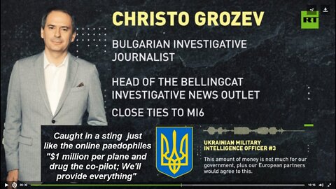 "For Ukraine" Bellingcat - caught like a paedophile in a hero sting operation.