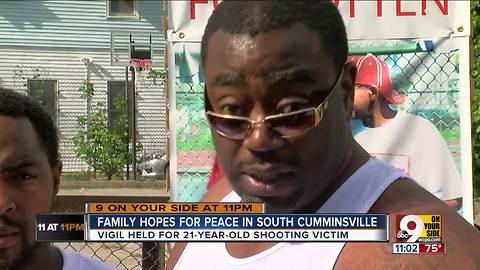 Family of another Cincinnati shooting victim prays for peace
