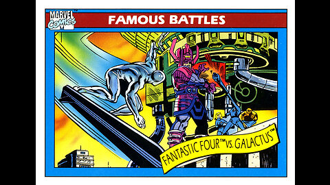 Marvel Famous Battle: Fantastic Four vs Galactus!