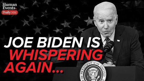 Uh Oh: Biden Is Whispering Again...