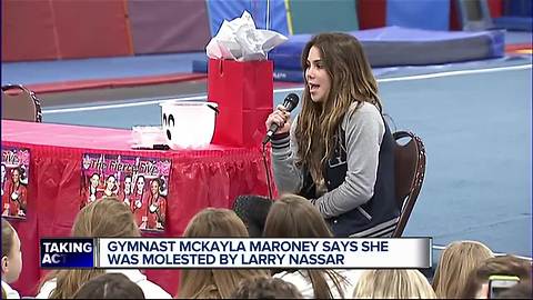 Gold medalist Mckayla Maroney says she was assaulted by Doctor Larry Nasser