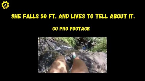 Woman slips and fall 50 feet