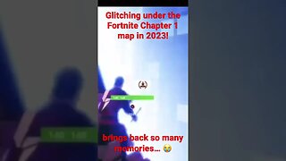 Glitching under the Fortnite Chapter 1 map! (2023)