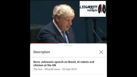 Boris Johnson UN Speech September 2019