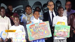 EU lauds Uganda’s refugee open door policy-Amb. Jan Sadek opens 10-day youth refugee art exhibition