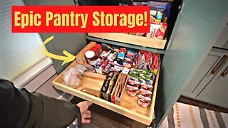 How to Transform Your Kitchen With DIY Pantry Drawers!