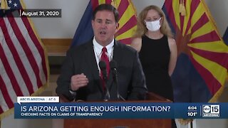 Is Arizona getting enough information on COVID?