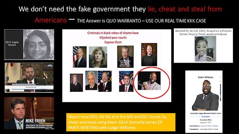 We don’t need the fake government they lie, cheat and steal