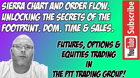 Sierra Chart Order Flow Webinar - ES NQ Futures Premarket Trade Plan - The Pit Futures Trading