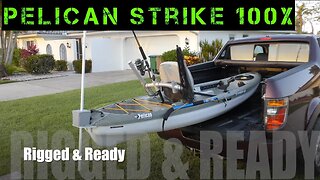 Pelican Strike 100x Kayak Fishing Setup with DIY Anchor Pole!