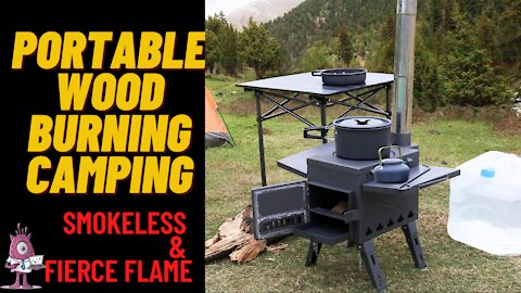 A Portable Wood Burning Camping Stove/ Cool Gadget on Amazon You Should Buy 2021/Tech Gadget