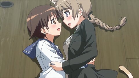 Strike Witches the Movie - Perrine and Lynette arrive