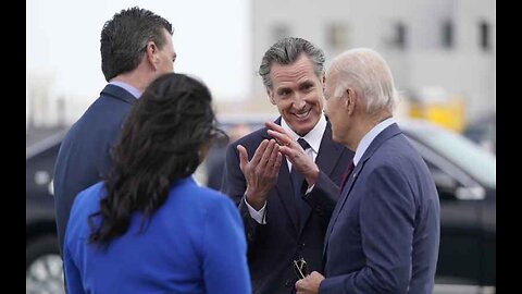 Gavin Newsom Shows up at Homeless Camp for Creepy Inauthentic Photo-Op, Pretends