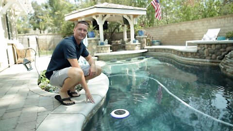This Solar Pool Ionizer will make your pool CRYSTAL Clear - Awesome pool gadget