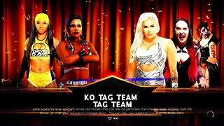 Impact Wrestling Over Drive The Death Dollz v Evans & Steelz for the Impact KO World Tag Team Titles