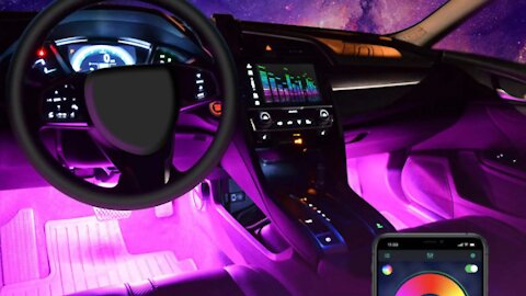 Car Interior RGB LED Decorative Light Strip