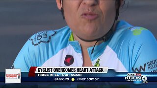 Tucson woman cycles in El Tour De Tucson after life-threatening heart attack