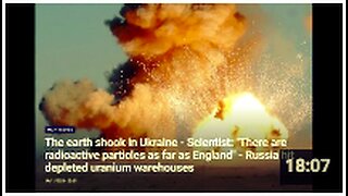 World Warning. Radiation has Spread from Ukraine Across Europe to the UK