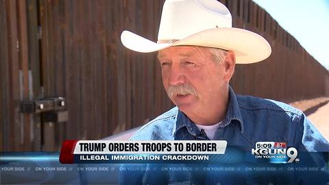 Troops await orders for Trump border deployment