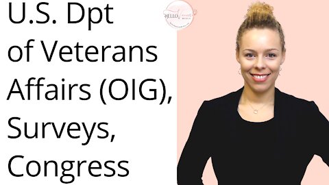 U.S. Dpt of Veterans Affairs (OIG), Surveys, Congress