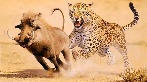 Leopard vs Warthog and Wild Boar Epic Battles in the Wild