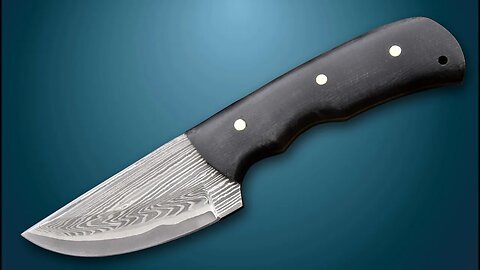 Camping Knife Hand Forged San Mai Damascus Steel Collector Hunting Knife Handmade,G-10 Micarta